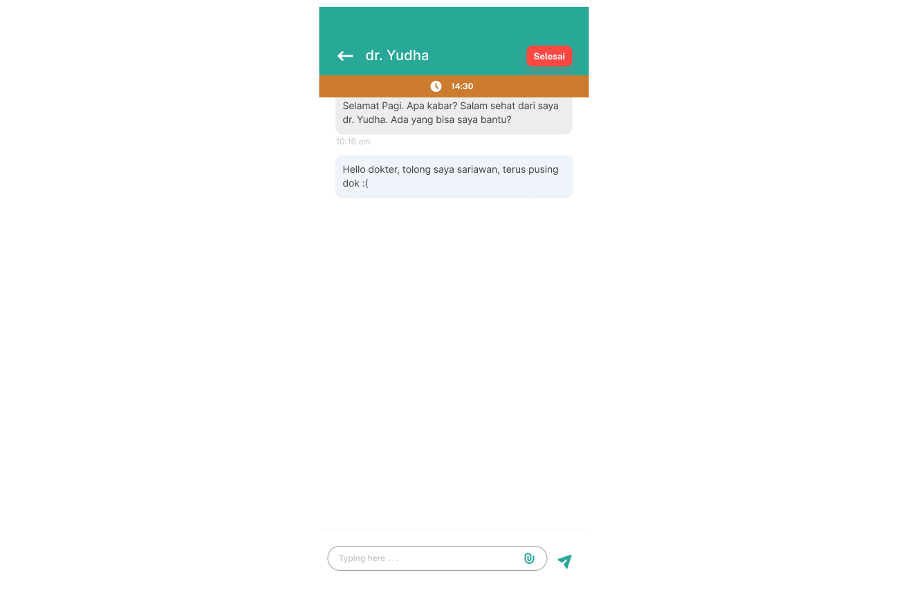 konfirmasi dokter